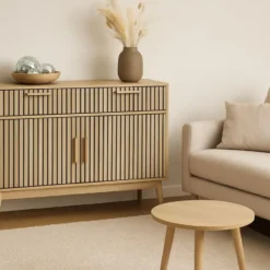 MISOU Wandkast met Lades Klaus - Bruin