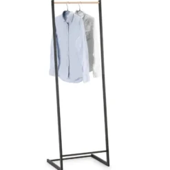 Modern Spirit Kledingrek enkele stang - metaal- zwart - 50x160cm