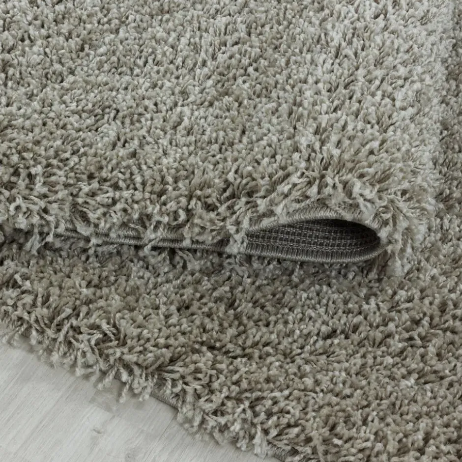 Monaco Soft Shaggy Hoogpolig Vloerkleed Beige - 300x400 CM