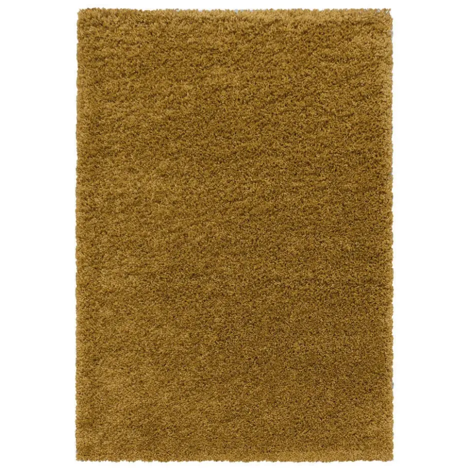 Monaco Soft Shaggy Hoogpolig Vloerkleed Goud Geel - 300x400 CM