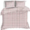 Moodit Dekbedovertrek Odil Rhombus Ruby Red - 200 x 200/220 + 2x 60 x 70 cm