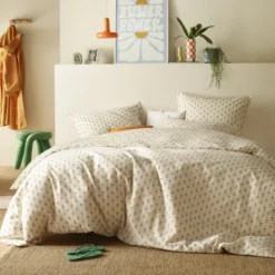Moodit Dekbedovertrek Odil Sandflower - 240 x 220 + 2x 60 x 70 cm - Katoen