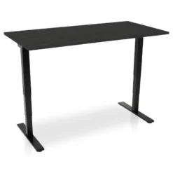 MRC COMFORT elektrisch ARBO zit-sta bureau - 160x80cm - zwart eiken