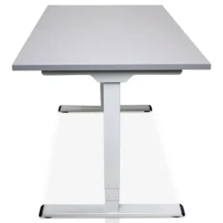 MRC COMFORT elektrisch ARBO zit-sta bureau - 180x80cm - wit - grijs