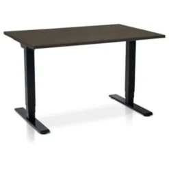 MRC COMFORT elektrisch zit sta bureau - 120x80 - bruin eiken