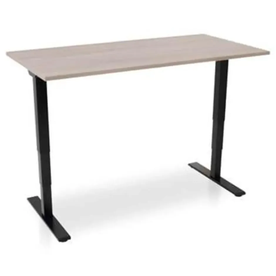 MRC COMFORT elektrisch zit sta bureau - 160x80 - midden eiken