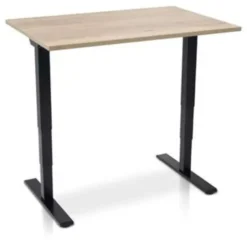 MRC COMFORT Set - Zit-sta bureau + stoel - 140x80 - robuust eiken
