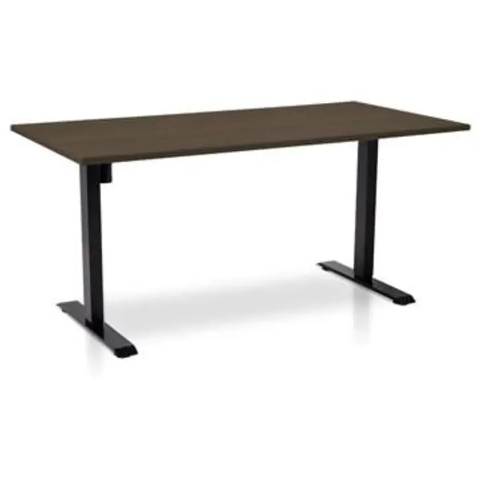 MRC EASY elektrisch ARBO zit-sta bureau - 160x80 cm - bruin eiken