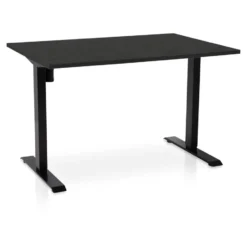 MRC EASY elektrisch ARBO zit-sta bureau - 120x80cm - zwart - zwart eiken