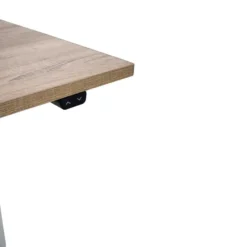 MRC EASY elektrisch ARBO zit-sta bureau - 160x80cm - wit - midden eiken