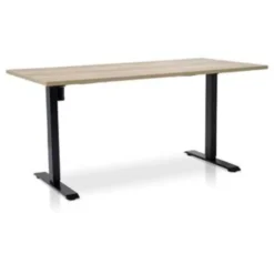 MRC EASY Set - Zit-sta bureau + bureaustoel - 160x80 - robuust eiken