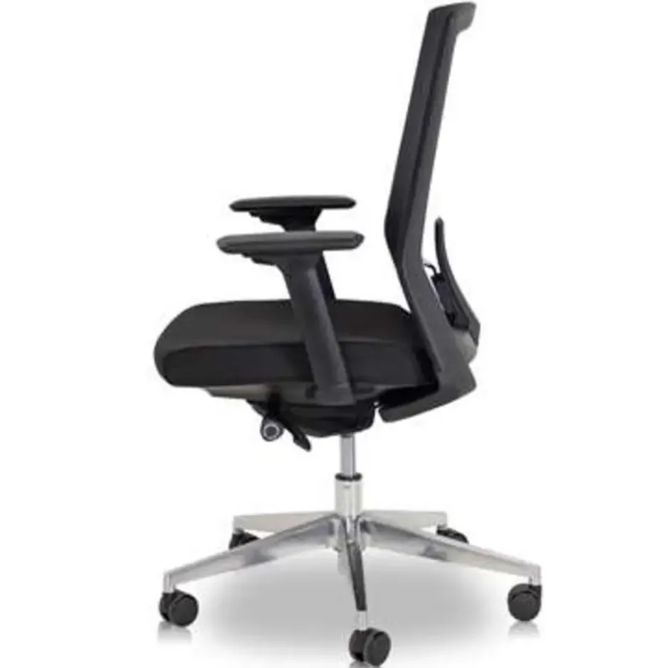 MRC EASY Set - Zit-sta bureau + bureaustoel - 140x80 - robuust eiken