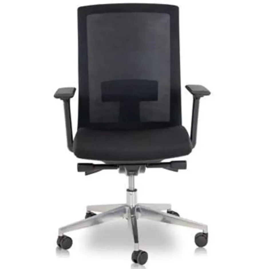 MRC EASY Set - Zit-sta bureau + bureaustoel - 140x80 - robuust eiken