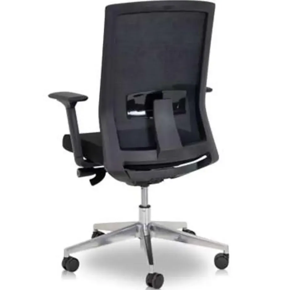 MRC EASY Set - Zit-sta bureau + bureaustoel - 140x80 - robuust eiken