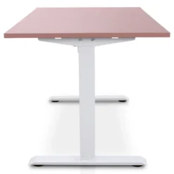 MRC EASY Zit-Sta Bureau – Elektrisch Verstelbaar – 140x80 cm – Blad Dusty Rose