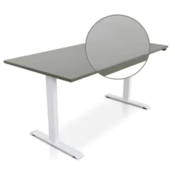 MRC EASY Zit-Sta Bureau – Elektrisch Verstelbaar – 160x80 cm – Blad Forest Green