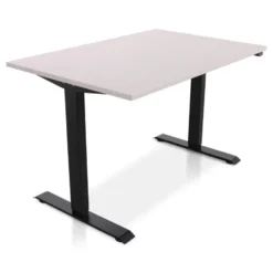 MRC EASY Zit-Sta Bureau – Elektrisch Verstelbaar – 120x80 cm – Blad Sand Grey