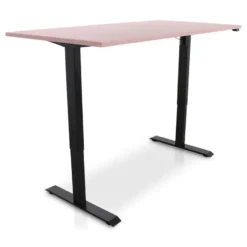 MRC EASY Zit-Sta Bureau – Elektrisch Verstelbaar – 160x80 cm – Blad Dusty Rose