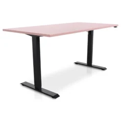 MRC EASY Zit-Sta Bureau – Elektrisch Verstelbaar – 160x80 cm – Blad Dusty Rose