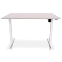 MRC EASY Zit-Sta Bureau – Elektrisch Verstelbaar – 140x80 cm – Blad Sand Grey