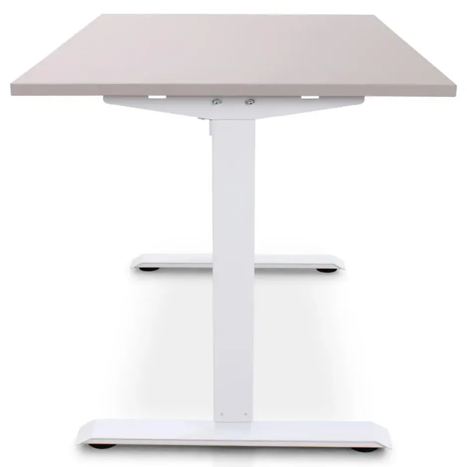 MRC EASY Zit-Sta Bureau – Elektrisch Verstelbaar – 140x80 cm – Blad Sand Grey