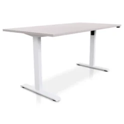 MRC EASY Zit-Sta Bureau – Elektrisch Verstelbaar – 160x80 cm – Blad Sand Grey