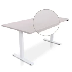 MRC EASY Zit-Sta Bureau – Elektrisch Verstelbaar – 160x80 cm – Blad Sand Grey