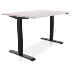 MRC EASY Zit-Sta Bureau – Elektrisch Verstelbaar – 140x80 cm – Blad Sand Grey