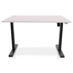 MRC EASY Zit-Sta Bureau – Elektrisch Verstelbaar – 140x80 cm – Blad Sand Grey