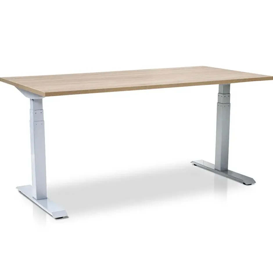 MRC PRO elektrisch ARBO zit-sta bureau - 160x80 cm - midden eiken