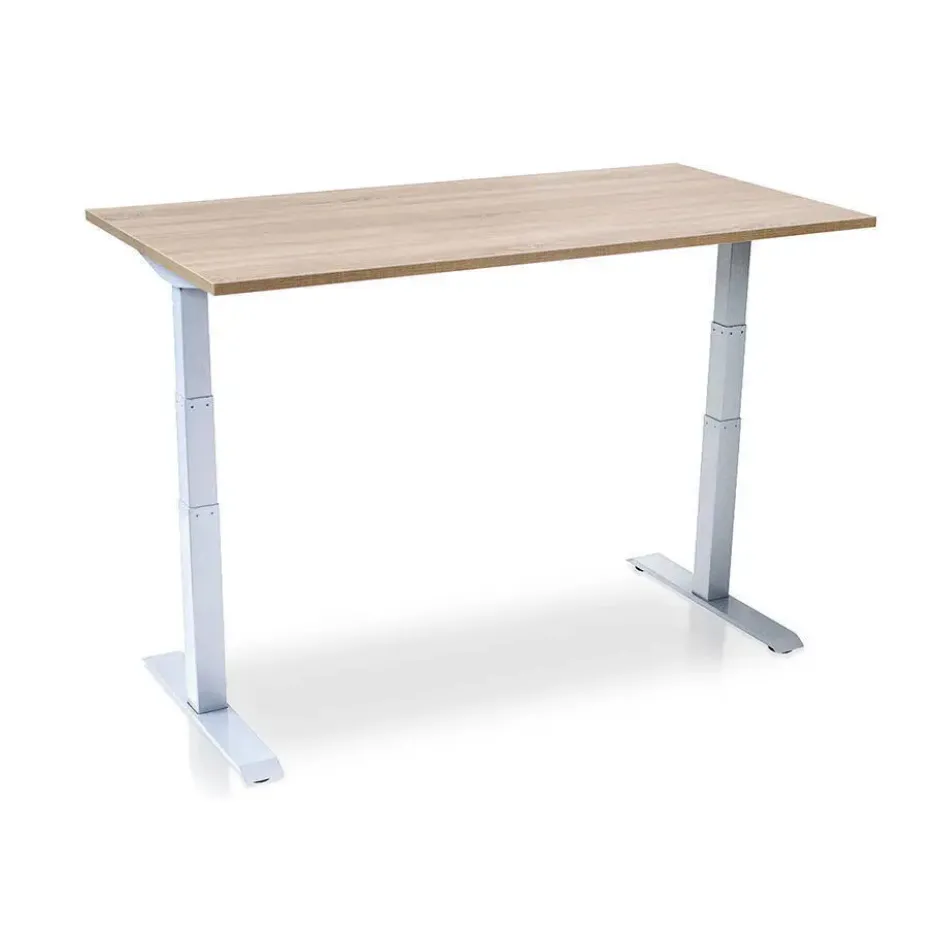 MRC PRO elektrisch ARBO zit-sta bureau - 160x80 cm - midden eiken