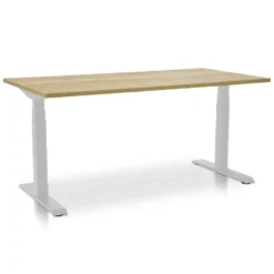 MRC PRO elektrisch ARBO zit-sta bureau - 180x80 cm robuust eiken