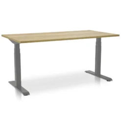 MRC PRO elektrisch ARBO zit-sta bureau - 120x80 cm robuust eiken