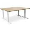 MRC PRO elektrisch ARBO zit-sta bureau - 140x80 cm - havanna