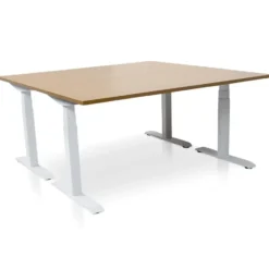 MRC PRO elektrisch ARBO zit-sta bureau 120x80 cm robuust eiken