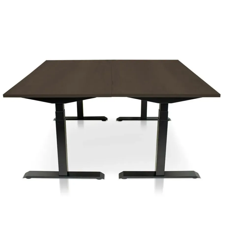 MRC PRO elektrisch ARBO zit-sta bureau - 180x80 cm - bruin eiken