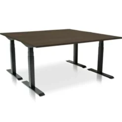 MRC PRO elektrisch ARBO zit-sta bureau - 120x80 cm - bruin eiken