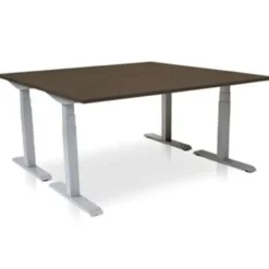 MRC PRO elektrisch ARBO zit-sta bureau - 180x80 cm - bruin eiken