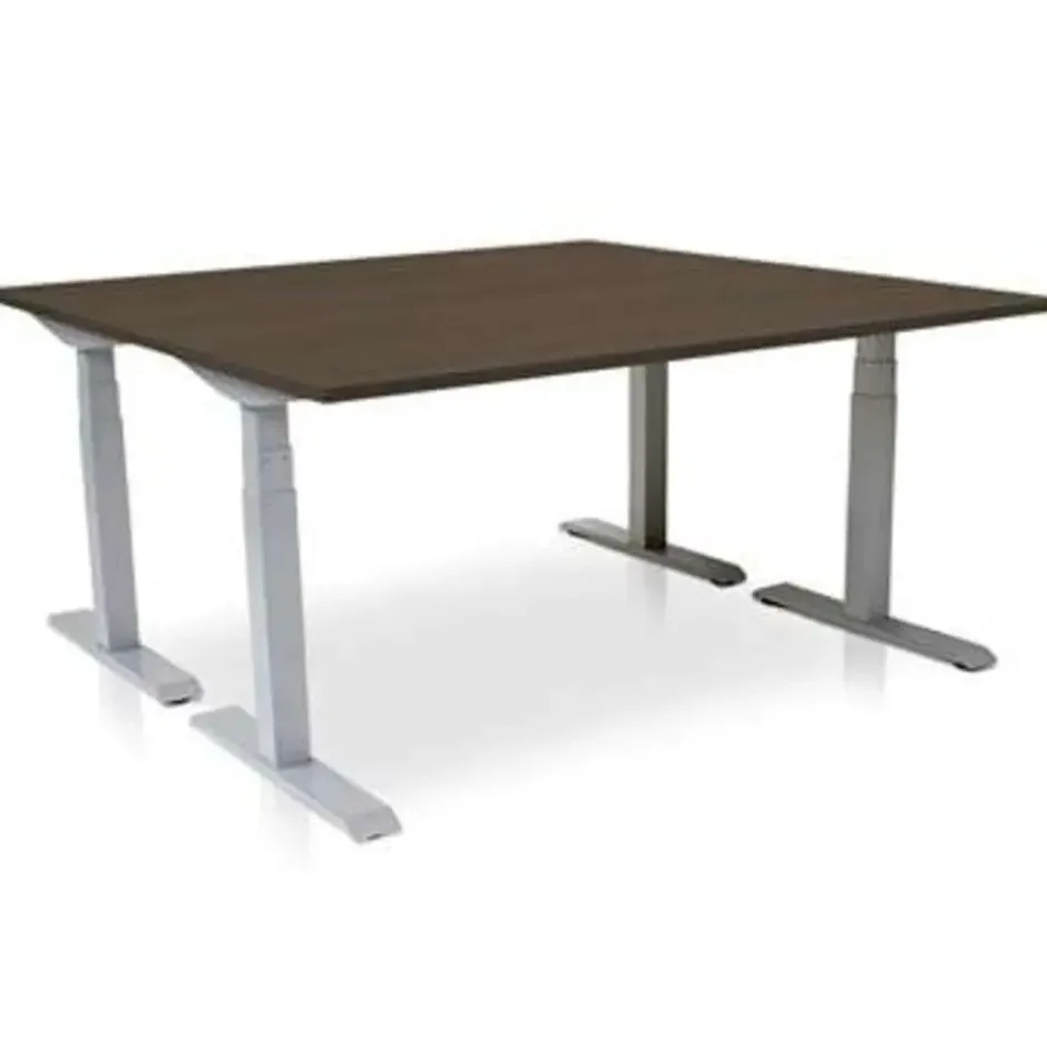MRC PRO elektrisch ARBO zit-sta bureau - 180x80 cm - bruin eiken