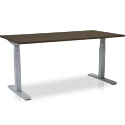 MRC PRO elektrisch ARBO zit-sta bureau - 140x80 cm - bruin eiken
