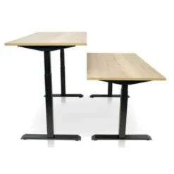 MRC PRO elektrisch ARBO zit-sta bureau - 160x80 cm robuust eiken