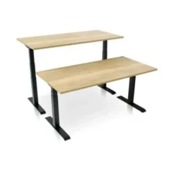 MRC PRO-L 2.0 elektrisch ARBO zit-sta bureau - 140x80 - robuust eiken