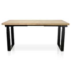 MRC PRO Solid zit-sta bureau massief eiken blad 180x90 zwart NEN-EN527