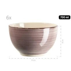 Mäser LUMACA Ontbijtservies 18-delig Berry - 6 Personen