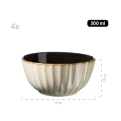 Mäser Ontbijtset CONFINO 12-delig - Beige - Steengoed