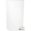 MSV badkamer/toilet pedaalemmer - wit - 3L - 15 x 27 cm
