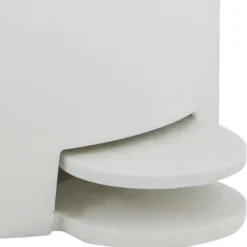 MSV badkamer/toilet pedaalemmer - wit - 3L - 15 x 27 cm