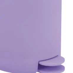 MSV kleine Pedaalemmer - kunststof - lila paars - 3L - 15 x 27 cm