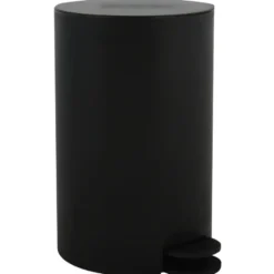 MSV kleine Pedaalemmer - zwart - 3L - 15 x 27 cm