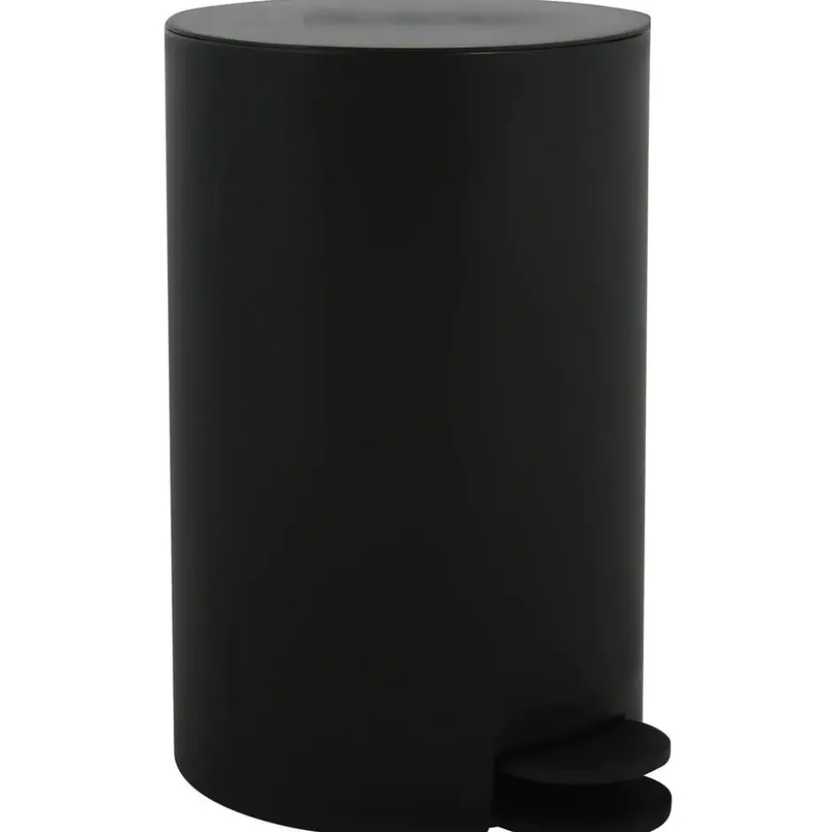 MSV kleine Pedaalemmer - zwart - 3L - 15 x 27 cm